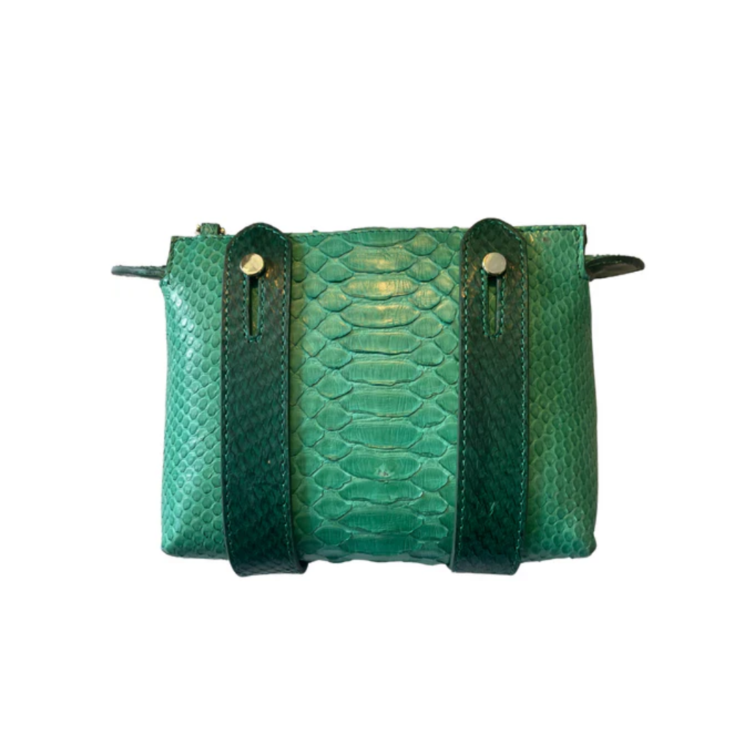 Angelic Italian Python Leather Handbag