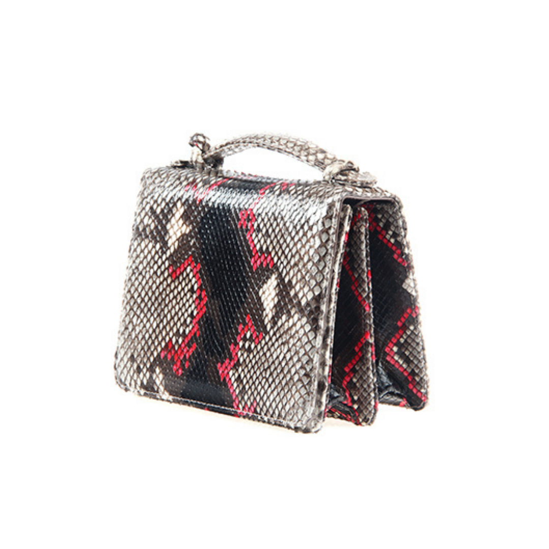 Annapolis Italian Python Leather Handbag