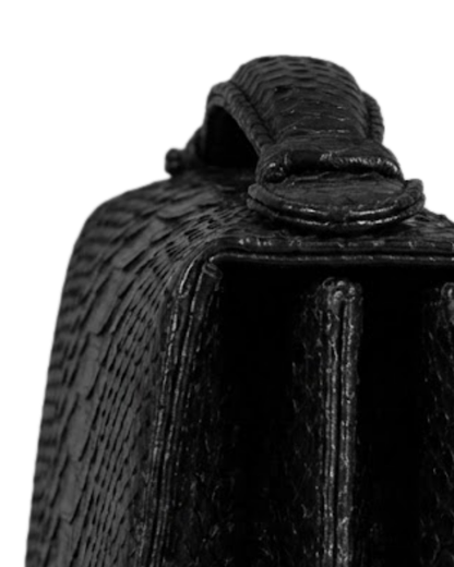 Annapolis Italian Python Leather Handbag