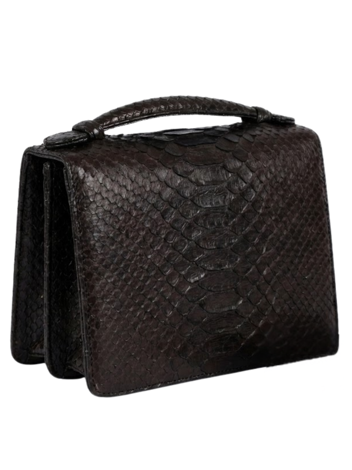 Annapolis Italian Python Leather Handbag