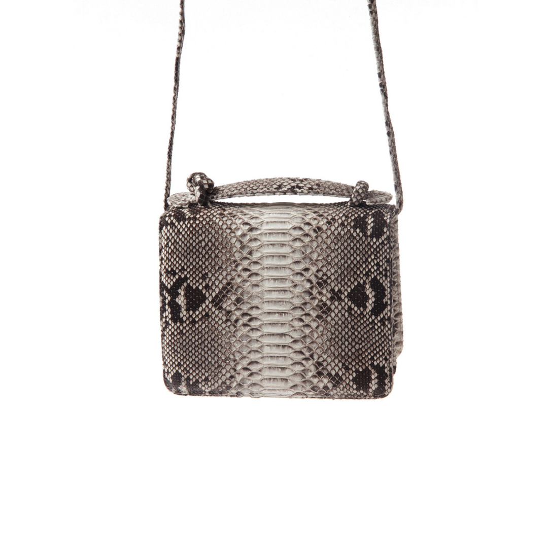 Annapolis Italian Python Leather Handbag
