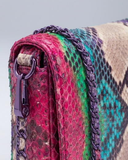 Downing Italian Python Leather Handbag