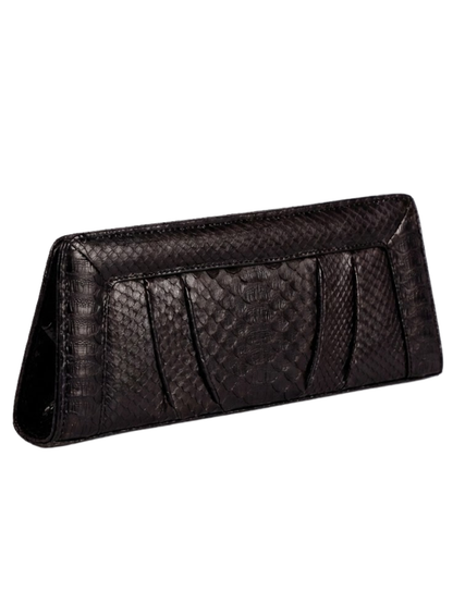 Malibu Italian Python Clutch Handbag