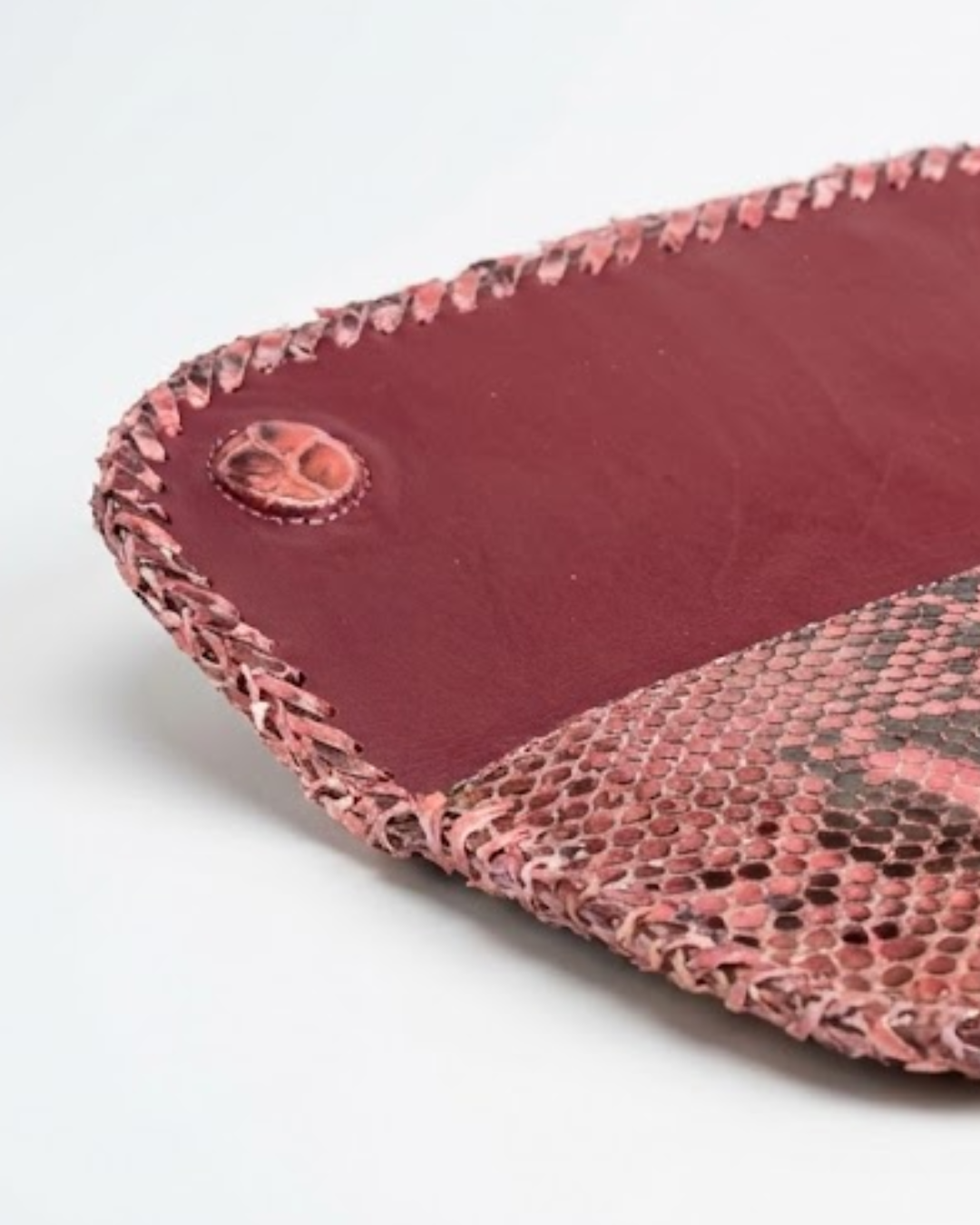 Milano Italian Python Clutch Handbag