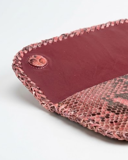 Milano Italian Python Clutch Handbag