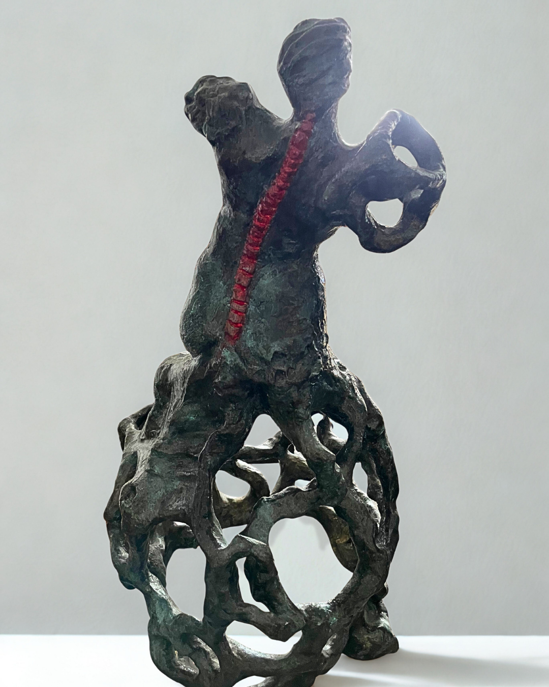 Connection 58 x 34 x 34 cm Handmade Ceramic & Mixed Media Sculpture