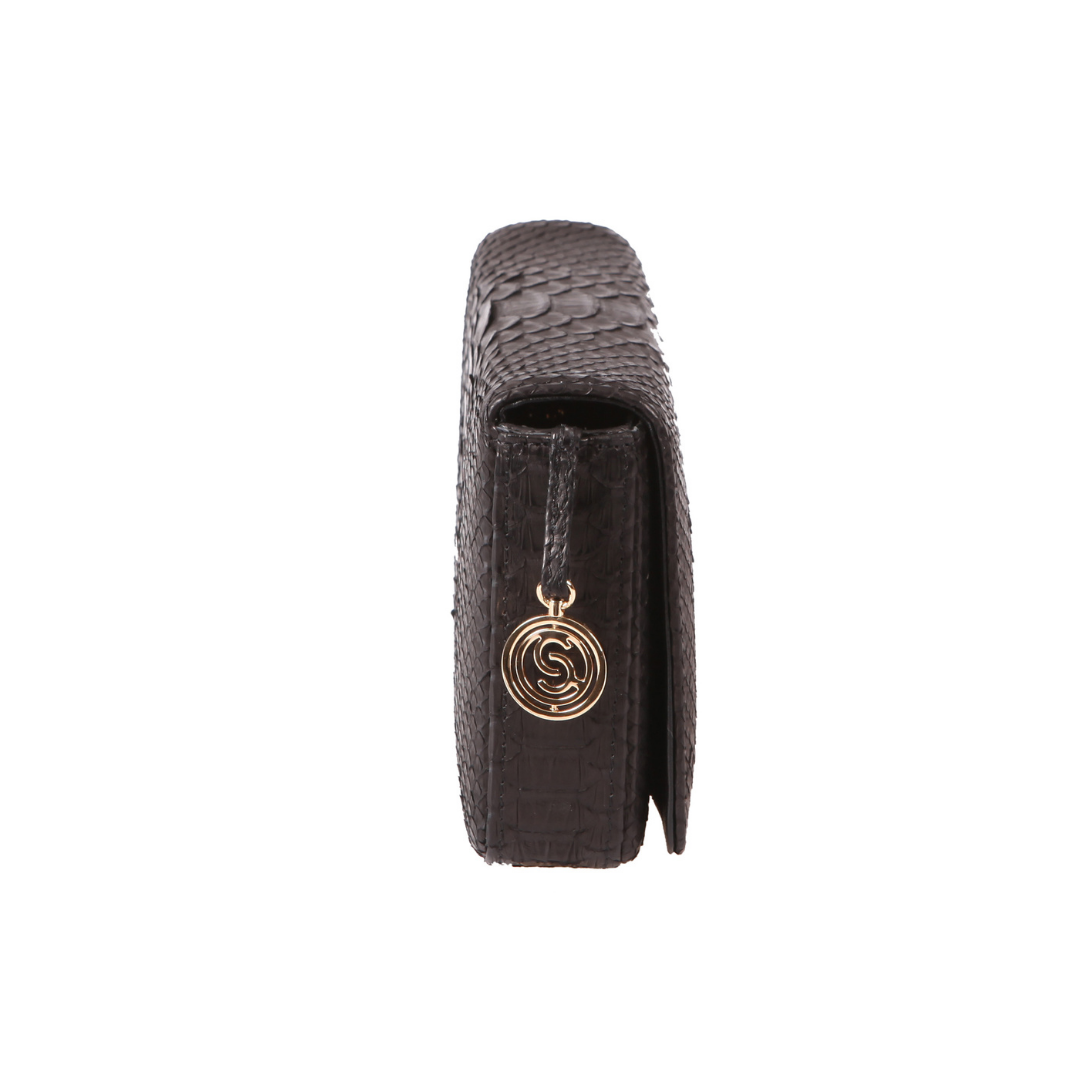 Downing Italian Python Leather Handbag