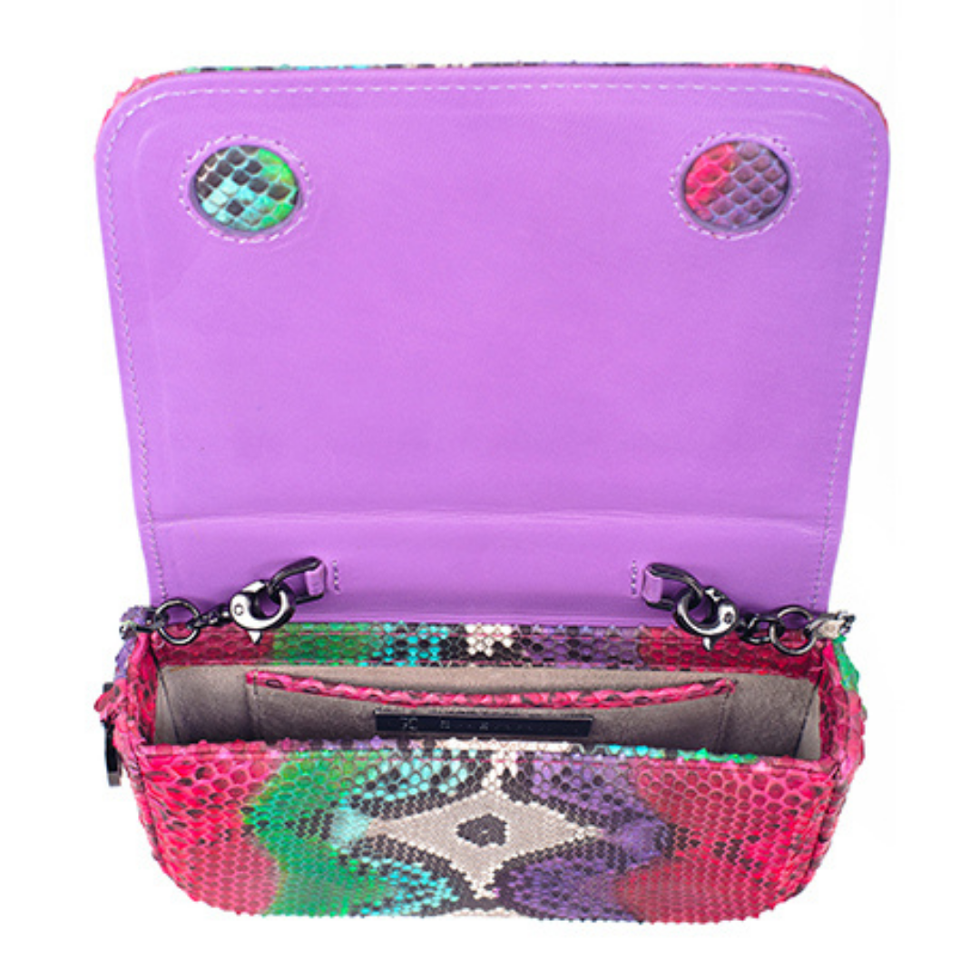 Downing Italian Python Leather Handbag
