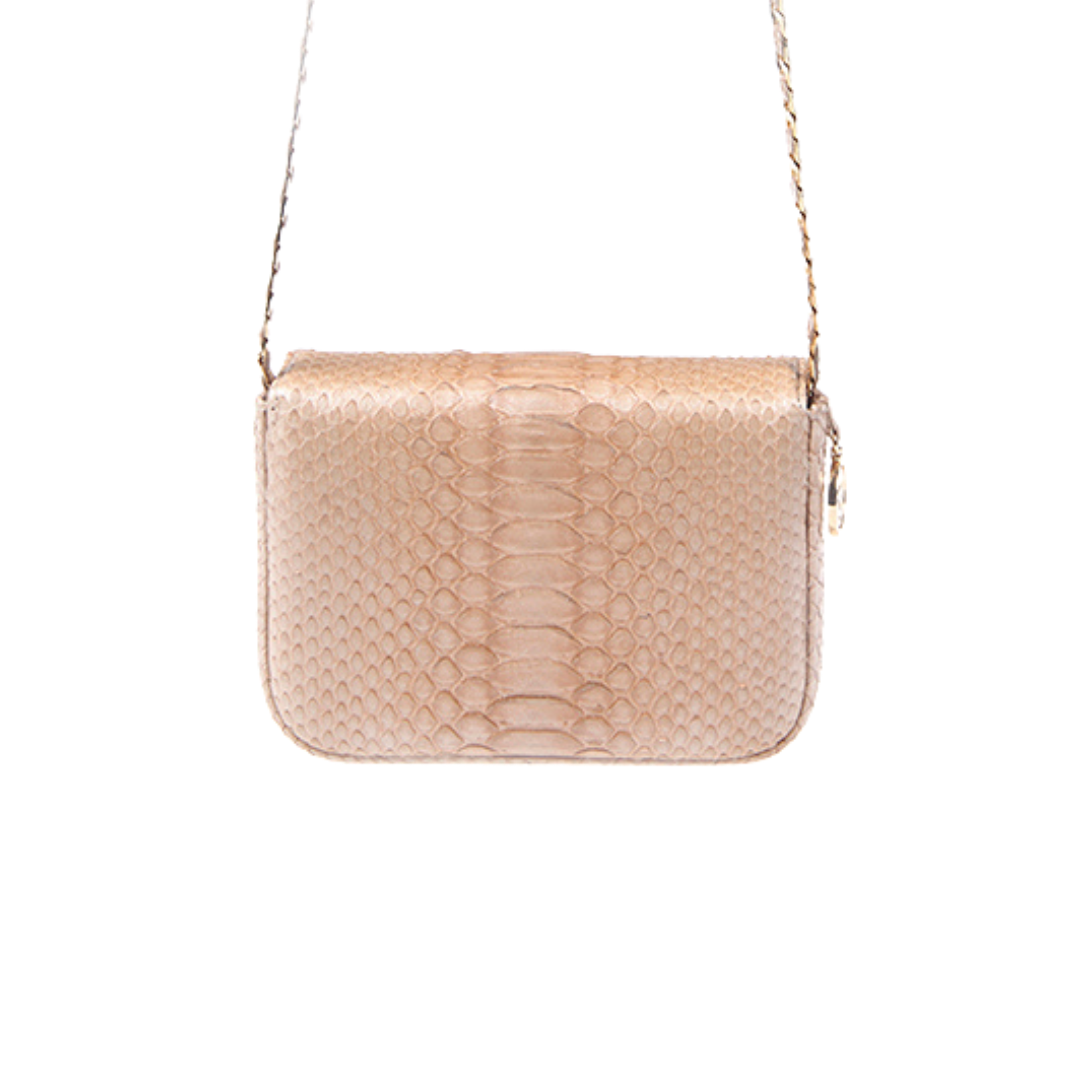 Downing Italian Python Leather Handbag