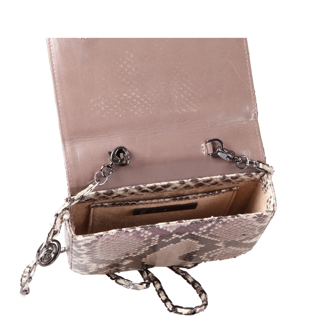 Downing Italian Python Leather Handbag