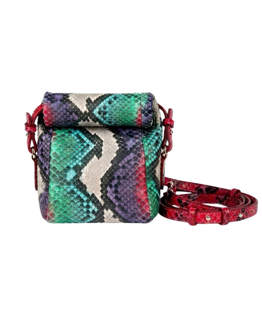 Jimilia Italian Python Leather Handbag