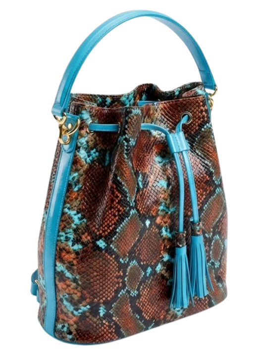 Mephisto Italian Python Leather Handbag