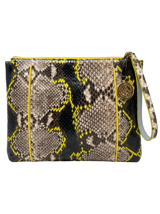 Silvicia Italian Python Leather Handbag