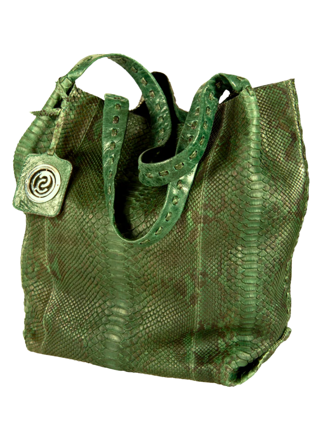 Texas Italian Python Leather Shoulder Bag
